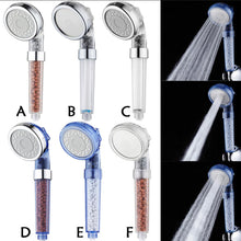 Charger l'image dans la galerie, High Pressure Shower Head Bathroom Water Saving 3 Filter Ionic Filtration Heads