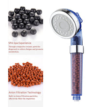 Charger l'image dans la galerie, High Pressure Shower Head Bathroom Water Saving 3 Filter Ionic Filtration Heads