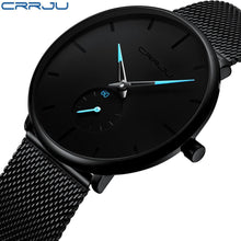 Charger l'image dans la galerie, Crrju Top Brand Luxury Watches Men Stainless Steel